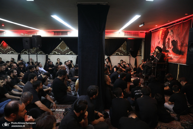 مراسم شب اربعین حسینی در حسینیه شهید امیر حسین اعتماد سعید