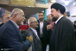 دیدار جمعی از جانبازان واقعه هفتم تیر با سید حسن خمینی