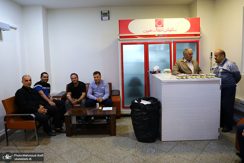 اهدای خون در شب بیست و سوم ماه مبارک رمضان