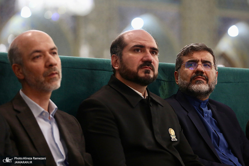 مراسم اولین سالگرد شهادت حجت الاسلام و المسلمین سید ابراهیم رئیسی در حرم مطهر رضوی