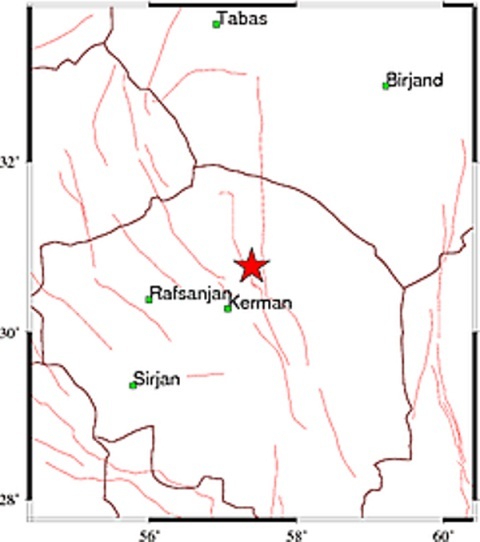 زلزله چهار ریشتری کرمان خسارتی نداشت