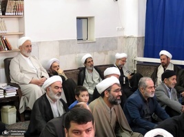 مراسم عزاداری شهادت حضرت امام حسن عسکری(ع) در دفتر آیت الله العظمی صانعی