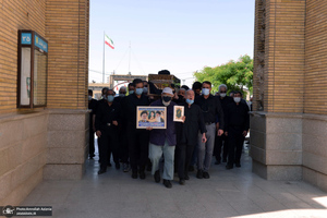 مراسم خاکسپاری حجت الاسلام و المسلمین محتشمی پور(ره) در حرم شاه عبدالعظیم الحسنی(ع)