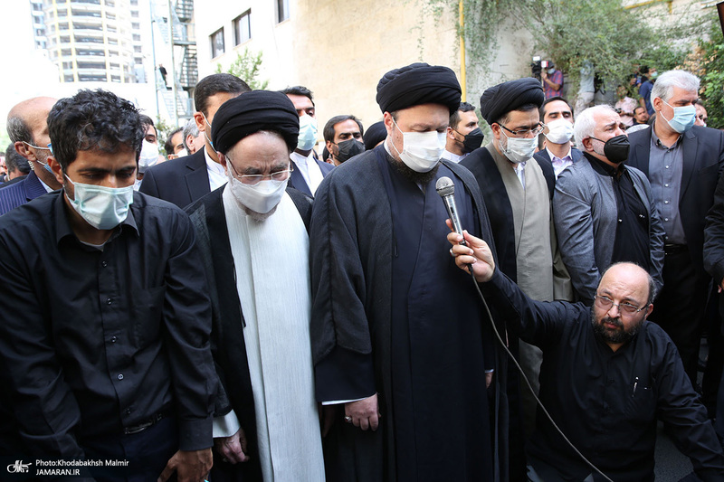 مراسم تشییع پیکر حجت الاسلام و المسلمین سید محمود دعایی از موسسه اطلاعات