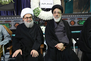 مراسم بزرگداشت همسر آیت الله موسوی بجنوردی (ره) در حسینیه شماره یک جماران-3