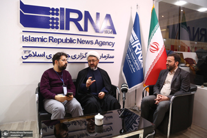 حضور حجت الاسلام و المسلمین علی کمساری در بیست‌ و چهارمین نمایشگاه رسانه‌های ایران