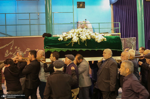 مراسم تشییع آیت الله سید مهدی امام جمارانی (ره) از حسنیه جماران