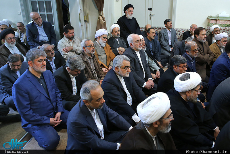 دیدار نوروزی جمعی از مسئولان کشور با رهبر معظم انقلاب 