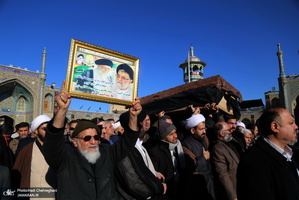 مراسم تشییع و خاکسپاری آیت الله سید هاشم رسولی محلاتی(ره) در قم