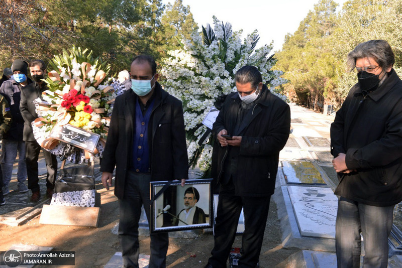 مراسم تشییع و خاکسپاری مرحوم حجت الاسلام و المسلمین سید رضا حسینی امین