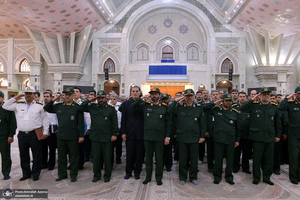 تجدید میثاق فرمانده و پرسنل قرارگاه شهید فهمیده با آرمان های حضرت امام خمینی (س)