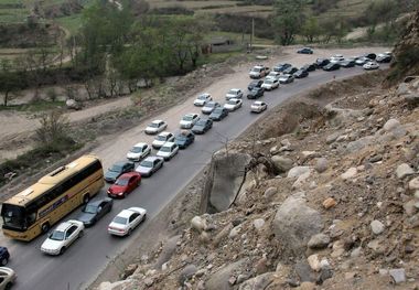 ترافیک در محورهای هراز و کندوان پرحجم شد