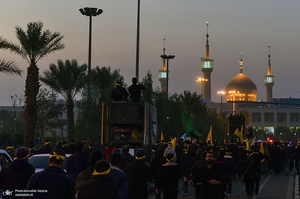 دسته عزاداری هیئت عاشقان ثارالله در حرم مطهر امام خمینی (س)