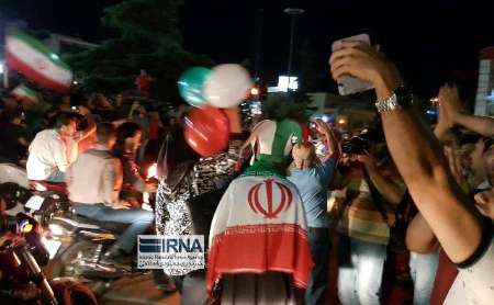 تصادف در جشن پیروزی تیم ملی فوتبال در چهارراه جهان کودک تهران 4 مصدوم برجای گذاشت