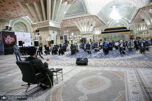 دیدار سرپرست و کارکنان موسسه تنظیم و نشر آثار امام خمینی(س) با سید حسن خمینی