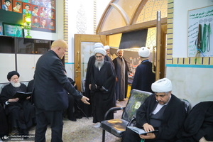 مراسم بزرگداشت برادر آیت الله فقیهی درقم