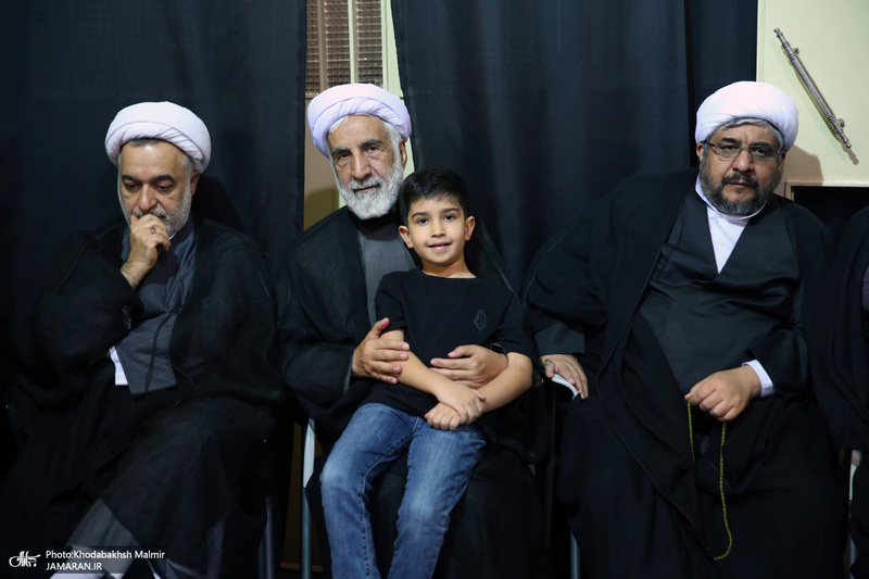 مراسم چهلمین روز در گذشت  آیت الله صانعی در حسینیه جماران  2