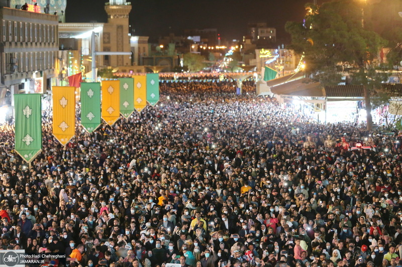 مراسم آغاز  سال 1401 در حرم کریمه اهل بیت (ع)‎