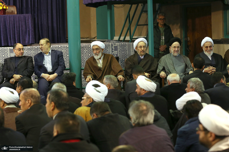 مراسم ختم مرحوم حجت الاسلام و المسلمین صالحی منش در حسینیه جماران