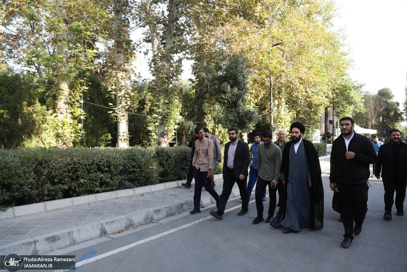 سخنرانی سید علی خمینی در دانشگاه تهران