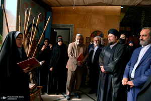 آیین افتتاح کافه کتاب کانون فرهنگی-تربیتی آفتاب با حضور سید حسن خمینی