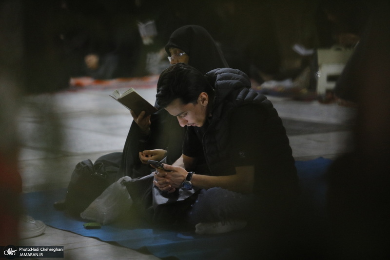 احیای شب بیست و یکم ماه مبارک رمضان در گلزار شهدای قم‎
