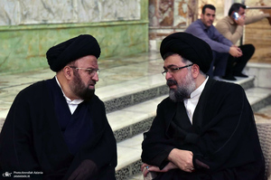 مراسم تشییع و تدفین همسر آیت الله موسوی بجنوردی (ره) -1