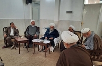 دیدار اعضای شورای سیاستگذاری همایش وکلای شرعی امام خمینی(س) با آیت‌الله دوستی زنجانی