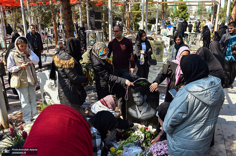 آخرین پنجشنبه سال در بهشت زهرا (س) تهران