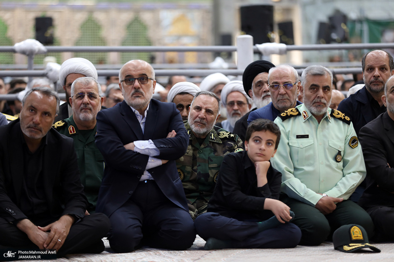 حضور شخصیت‌های سیاسی و مسئولان کشوری و لشکری در مراسم سالگرد ارتحال حضرت امام خمینی (س) -2