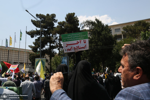 مراسم راهپیمایی اعتراضی به وقایع اخیر شهادت فرمانده هان و دانشمندان هسته ای