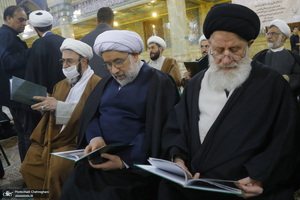 مراسم بزرگداشت آیت الله موسوی بجنوردی (ره) در قم - 1