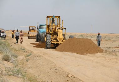 عملیات احداث جاده عشایری ورامین آغاز شد