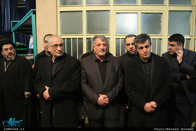 مراسم وداع با پیکر آیت الله هاشمی رفسنجانی(ره) در حسینیه جماران-13