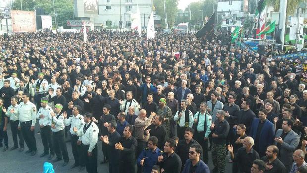 اجتماع بزرگ عزاداران حسینی در آمل برگزار شد