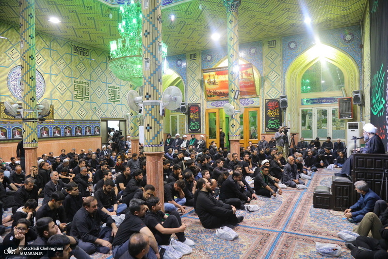 احیای شب بیست و یکم ماه مبارک رمضان در تکیه حاج سید حسن قم