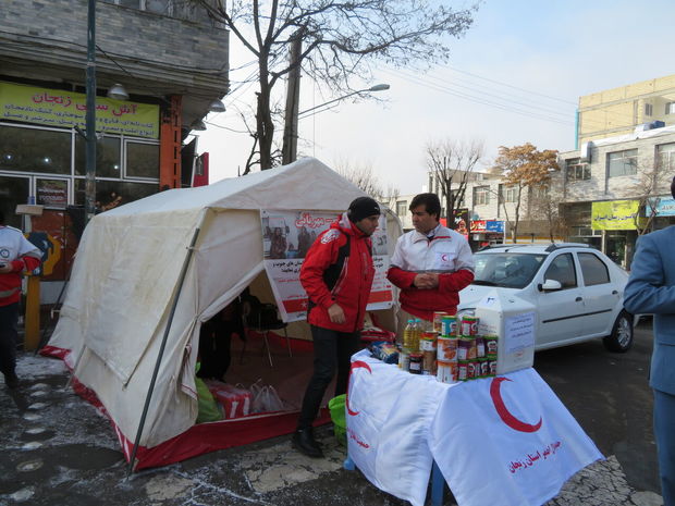 کمک بیش از ۹۴۶ میلیون ریالی زنجانی‌ها به سیل‌زدگان کشور