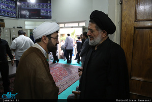 مراسم ختم مادر حجت الاسلام و المسلمین محتشمی پور در مسجد خاتم انبیاء (ص)