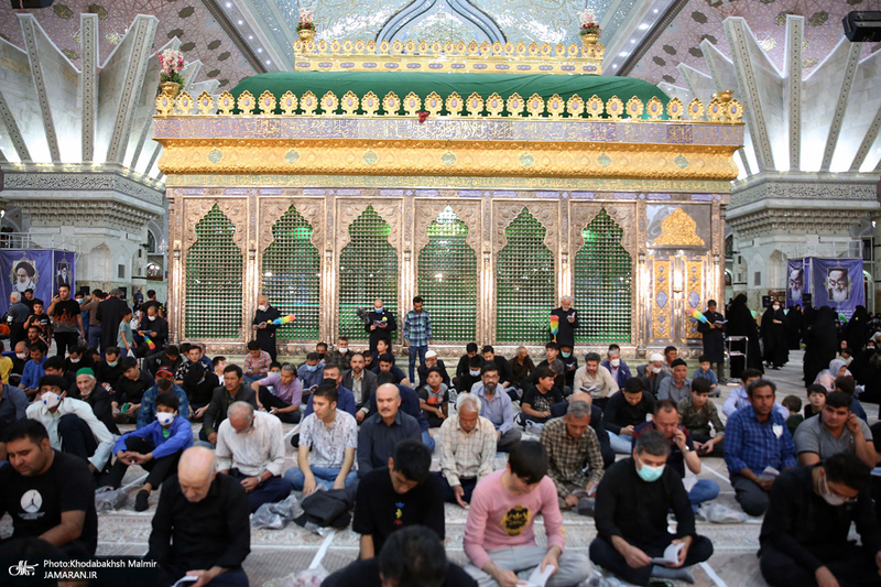 مراسم احیای شب بیست و سوم ماه رمضان در حرم مطهر امام خمینی (س)