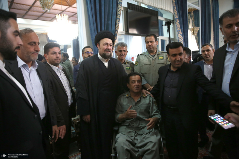 دیدار رئیس، معاونان و کارکنان سازمان حفاظت محیط زیستبا سید حسن خمینی