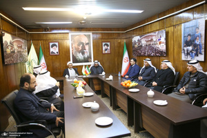 دیدار مزروق فالح الحبینی، رئیس گروه دوستی پارلمانی کویت و ایران با علی کمساری