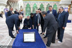 دیدار اعضای شورای مرکزی حزب اعتماد ملی با سید حسن خمینی