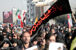 حضور میلیون ها تهرانی در تشییع پیکر مطهر سردار قاسم سلیمانی - 11