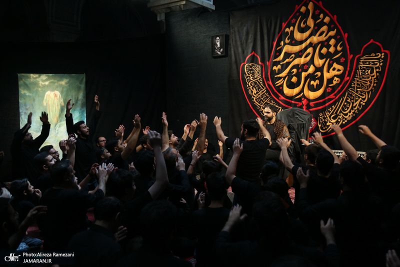 مراسم عاشورای حسینی در مدرسه عالی شهید مطهری