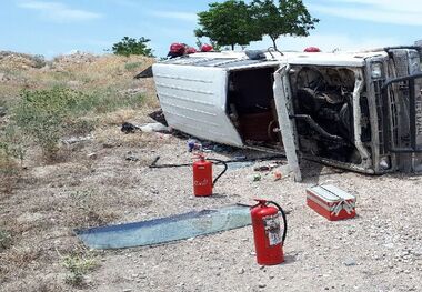 حوادث رانندگی در آران‌وبیدگل ۱۵ مصدوم برجا گذاشت