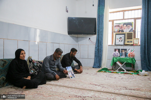 دیدار با خانواده شهیدان جمالی نژادی و سلیمنی از شهدای دانش آموز میناب