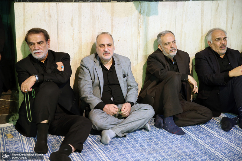 مراسم عزاداری هیئت جامعه اسلامی ورزشکاران در حسینیه جماران