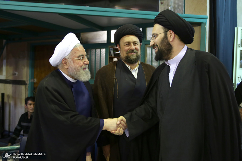 مراسم چهلمین روز مرحوم آیت الله صانعی در حسینیه جماران