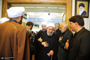 مراسم چهلمین روز درگذشت حاجیه خانم صدیقه بروجردی مادر شهید عیسی بروجردی