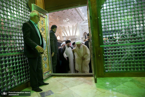 تجدید میثاق هیأت رئیسه و اعضای مجلس خبرگان رهبری با آرمان های امام خمینی(س)